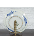 Japanese 19th Century Porcelain Imari Plate with Painted Blue and White Décor-12. Asian & Chinese Furniture, Art, Antiques, Vintage Home Décor for sale at FEA Home