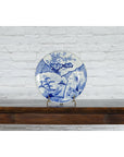 Japanese 19th Century Porcelain Imari Plate with Painted Blue and White Décor-3. Asian & Chinese Furniture, Art, Antiques, Vintage Home Décor for sale at FEA Home