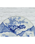 Japanese 19th Century Porcelain Imari Plate with Painted Blue and White Décor-5. Asian & Chinese Furniture, Art, Antiques, Vintage Home Décor for sale at FEA Home