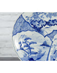 Japanese 19th Century Porcelain Imari Plate with Painted Blue and White Décor-7. Asian & Chinese Furniture, Art, Antiques, Vintage Home Décor for sale at FEA Home