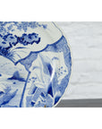 Japanese 19th Century Porcelain Imari Plate with Painted Blue and White Décor-8. Asian & Chinese Furniture, Art, Antiques, Vintage Home Décor for sale at FEA Home