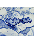 Japanese 19th Century Porcelain Imari Plate with Painted Blue and White Décor-9. Asian & Chinese Furniture, Art, Antiques, Vintage Home Décor for sale at FEA Home