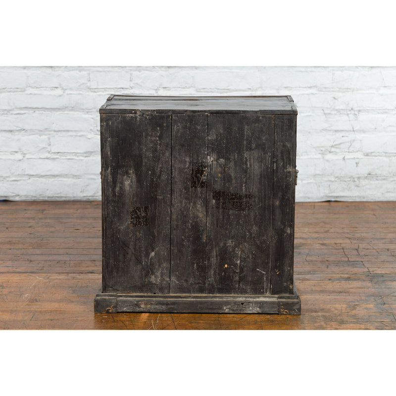 This-is-a-picture-of-a-A Chinese Qing Dynasty Period 19th Century Carrying Chest with Lateral Handles-with-image-position-18-style-YN1381-Shop-for-Vintage-and-Antique-Asian-and-Chinese-Furniture-for-sale-at-FEA Home-NYC