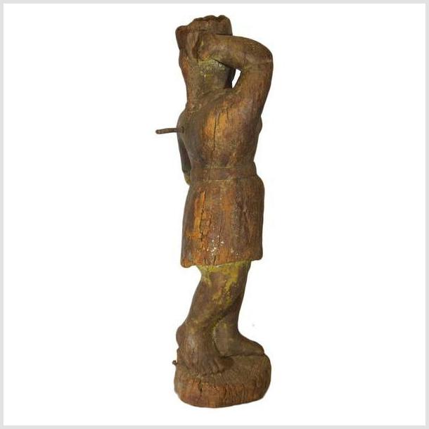 Antique Asian Hand Carved Statue-YN4917-13. Asian & Chinese Furniture, Art, Antiques, Vintage Home Décor for sale at FEA Home