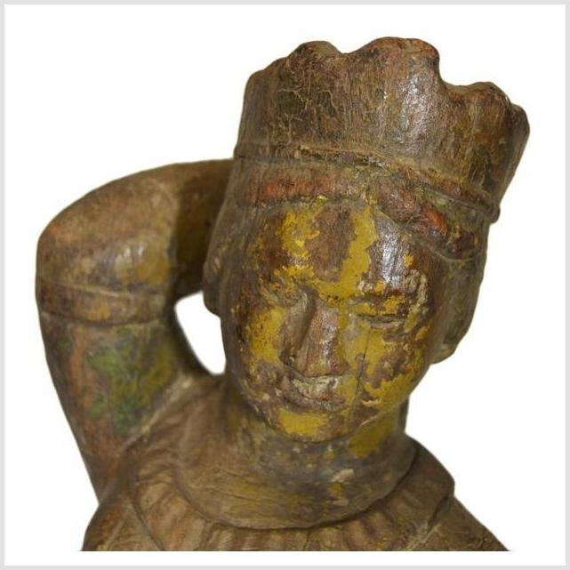 Antique Asian Hand Carved Statue-YN4917-3. Asian & Chinese Furniture, Art, Antiques, Vintage Home Décor for sale at FEA Home