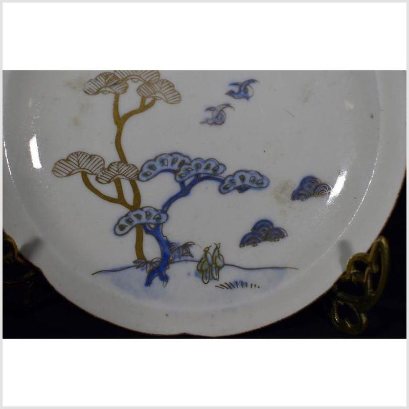 Antique Asian Hand Painted Porcelain Plate 