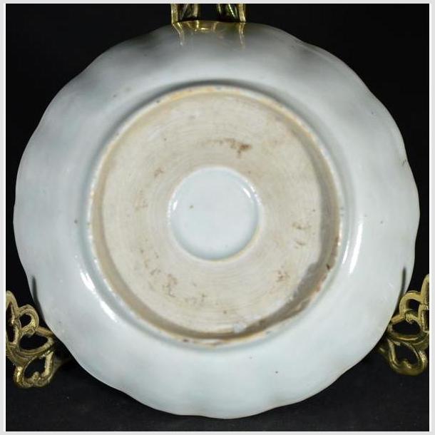 Antique Asian Hand Painted Porcelain Plate – Misty Peaks, Arched Bridge-5. Asian &amp; Chinese Furniture, Art, Antiques, Vintage Home Décor for sale at FEA Home