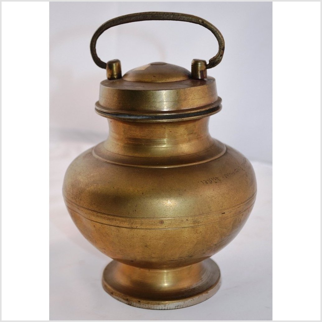 Antique Brass Milk Jars-1. Asian & Chinese Furniture, Art, Antiques, Vintage Home Décor for sale at FEA Home