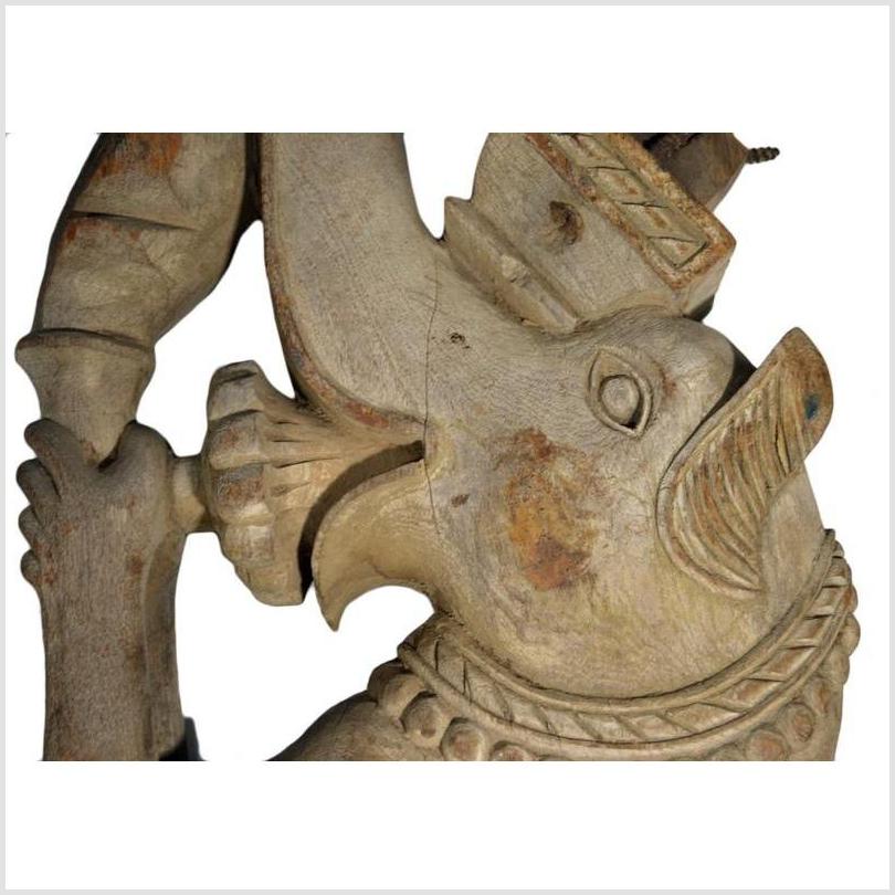 Antique Burmese Temple Carving – Elephant-Head Deity, Decorative Jug-3. Asian &amp; Chinese Furniture, Art, Antiques, Vintage Home Décor for sale at FEA Home