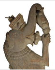 Antique Burmese Temple Carving – Elephant-Head Deity, Decorative Jug-7. Asian & Chinese Furniture, Art, Antiques, Vintage Home Décor for sale at FEA Home