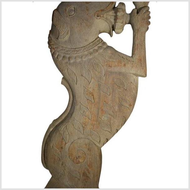 Antique Burmese Temple Carving – Elephant-Head Deity, Decorative Jug-8. Asian &amp; Chinese Furniture, Art, Antiques, Vintage Home Décor for sale at FEA Home