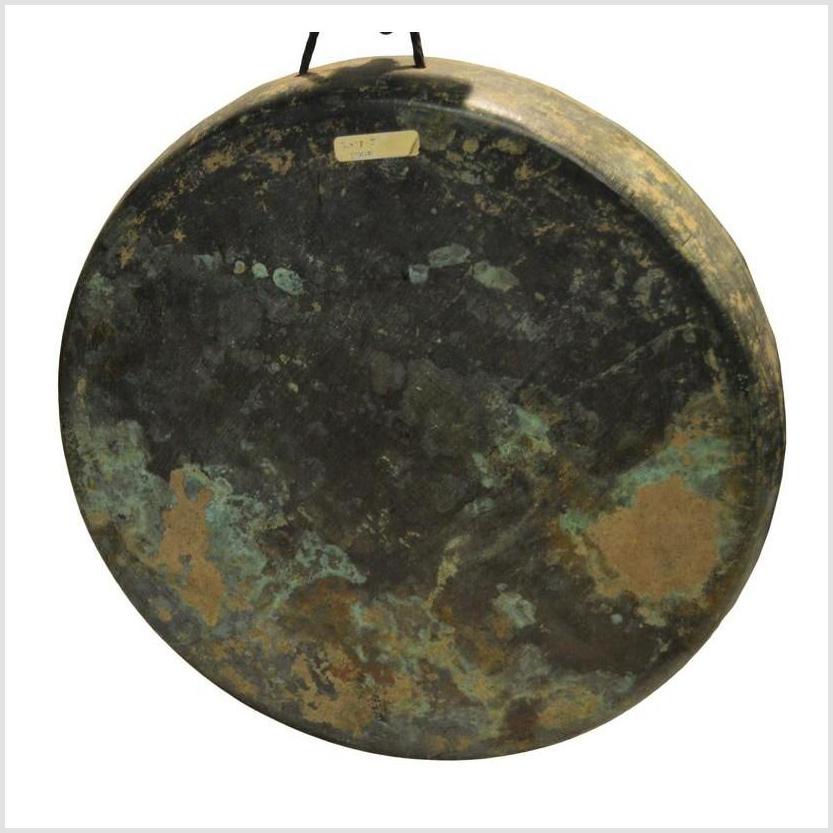 Antique Ceremonial Bronze Gong-2. Asian & Chinese Furniture, Art, Antiques, Vintage Home Décor for sale at FEA Home