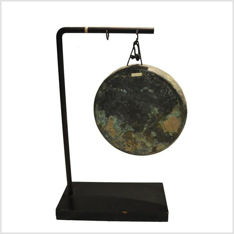 Antique Ceremonial Bronze Gong-1. Asian & Chinese Furniture, Art, Antiques, Vintage Home Décor for sale at FEA Home