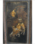 Antique Chinese 3 Panel Screen With Hand Painting-11. Asian & Chinese Furniture, Art, Antiques, Vintage Home Décor for sale at FEA Home