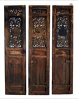 Antique Chinese 3 Panel Screen With Hand Painting-14. Asian & Chinese Furniture, Art, Antiques, Vintage Home Décor for sale at FEA Home