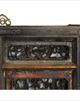 Antique Chinese 3 Panel Screen With Hand Painting-4. Asian & Chinese Furniture, Art, Antiques, Vintage Home Décor for sale at FEA Home