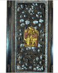 Antique Chinese 3 Panel Screen With Hand Painting-5. Asian & Chinese Furniture, Art, Antiques, Vintage Home Décor for sale at FEA Home