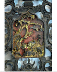 Antique Chinese 3 Panel Screen With Hand Painting-7. Asian & Chinese Furniture, Art, Antiques, Vintage Home Décor for sale at FEA Home