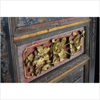 Antique Chinese 3 Panel Screen with hand painting