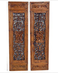 Antique Chinese 4 Panel Screen-2. Asian & Chinese Furniture, Art, Antiques, Vintage Home Décor for sale at FEA Home