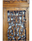 Antique Chinese 4 Panel Screen-5. Asian & Chinese Furniture, Art, Antiques, Vintage Home Décor for sale at FEA Home