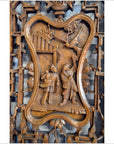 Antique Chinese 4 Panel Screen-6. Asian & Chinese Furniture, Art, Antiques, Vintage Home Décor for sale at FEA Home