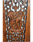 Antique Chinese 4 Panel Screen-8. Asian & Chinese Furniture, Art, Antiques, Vintage Home Décor for sale at FEA Home