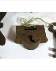Antique Chinese and Indian Locks-3. Asian & Chinese Furniture, Art, Antiques, Vintage Home Décor for sale at FEA Home