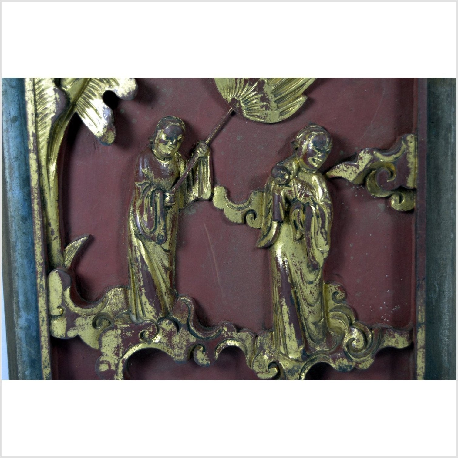 Antique Chinese Architectural Wedding Bed Plaque-4. Asian &amp; Chinese Furniture, Art, Antiques, Vintage Home Décor for sale at FEA Home