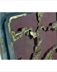Antique Chinese Architectural Wedding Bed Plaque-5. Asian & Chinese Furniture, Art, Antiques, Vintage Home Décor for sale at FEA Home