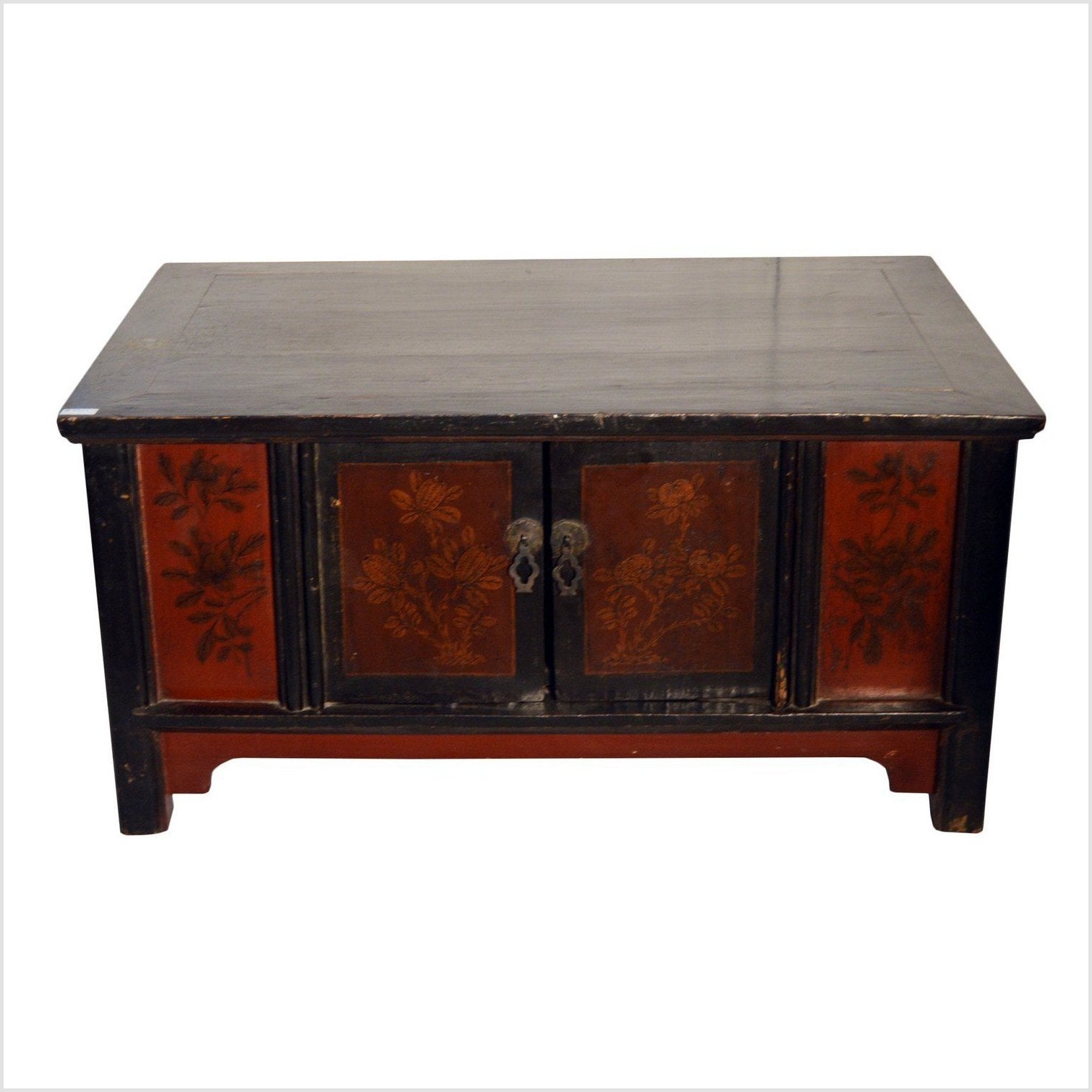 Antique Chinese Black Lacquer Cabinet-1. Asian & Chinese Furniture, Art, Antiques, Vintage Home Décor for sale at FEA Home