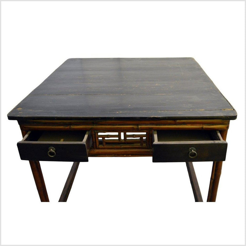 Antique Black Lacquer Chinese Table-YN4085-6. Asian & Chinese Furniture, Art, Antiques, Vintage Home Décor for sale at FEA Home