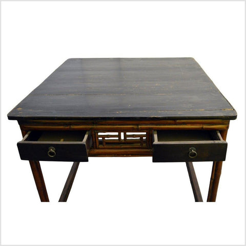 Antique Chinese Black Lacquer Table