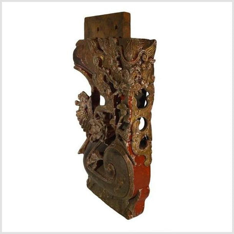 Antique Chinese Carved Temple Corbel