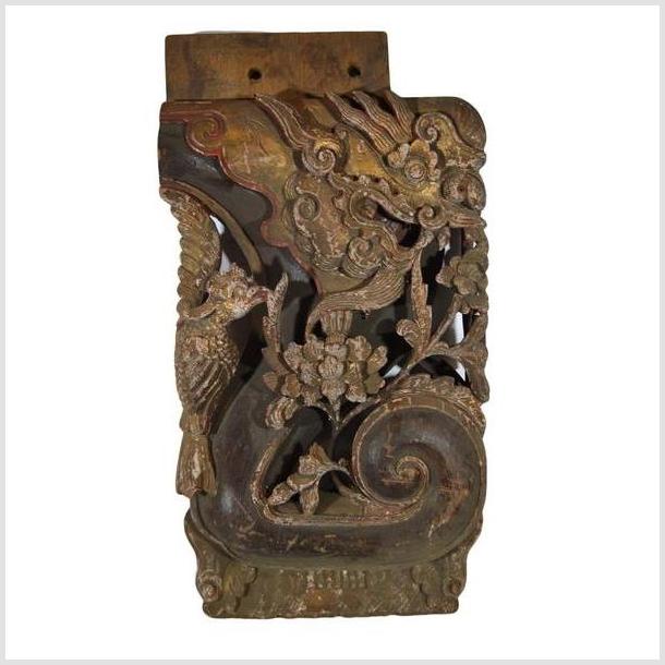 Antique Chinese Carved Temple Corbel- Asian Antiques, Vintage Home Decor & Chinese Furniture - FEA Home