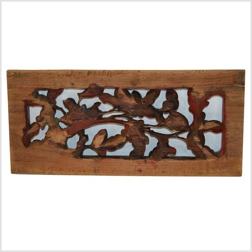 Antique Chinese Carving – Blooming Magnolia Panel, Gilt Lacquer-5. Asian &amp; Chinese Furniture, Art, Antiques, Vintage Home Décor for sale at FEA Home
