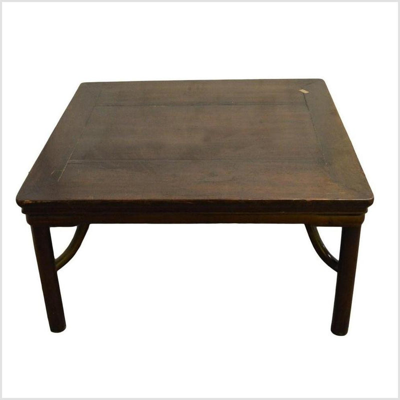 Antique Chinese Dark Brown Lacquer Table