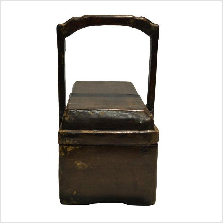 Antique Chinese Dowry Wooden Box 