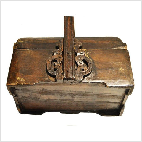 Antique Chinese Dowry Wooden Box-YN3545-7. Asian & Chinese Furniture, Art, Antiques, Vintage Home Décor for sale at FEA Home