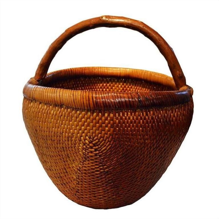 Antique Chinese Grain Basket-3. Asian &amp; Chinese Furniture, Art, Antiques, Vintage Home Décor for sale at FEA Home