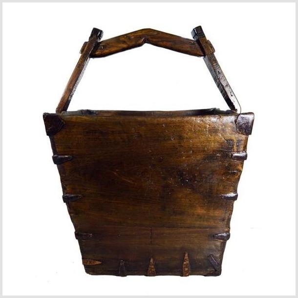 Antique Handmade Grain Basket-2. Asian & Chinese Furniture, Art, Antiques, Vintage Home Décor for sale at FEA Home