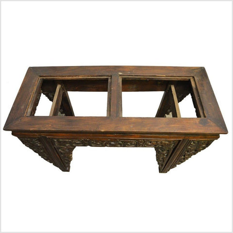 Antique Chinese Hand Carved Console / Altar Table-YN4111-2. Asian & Chinese Furniture, Art, Antiques, Vintage Home Décor for sale at FEA Home