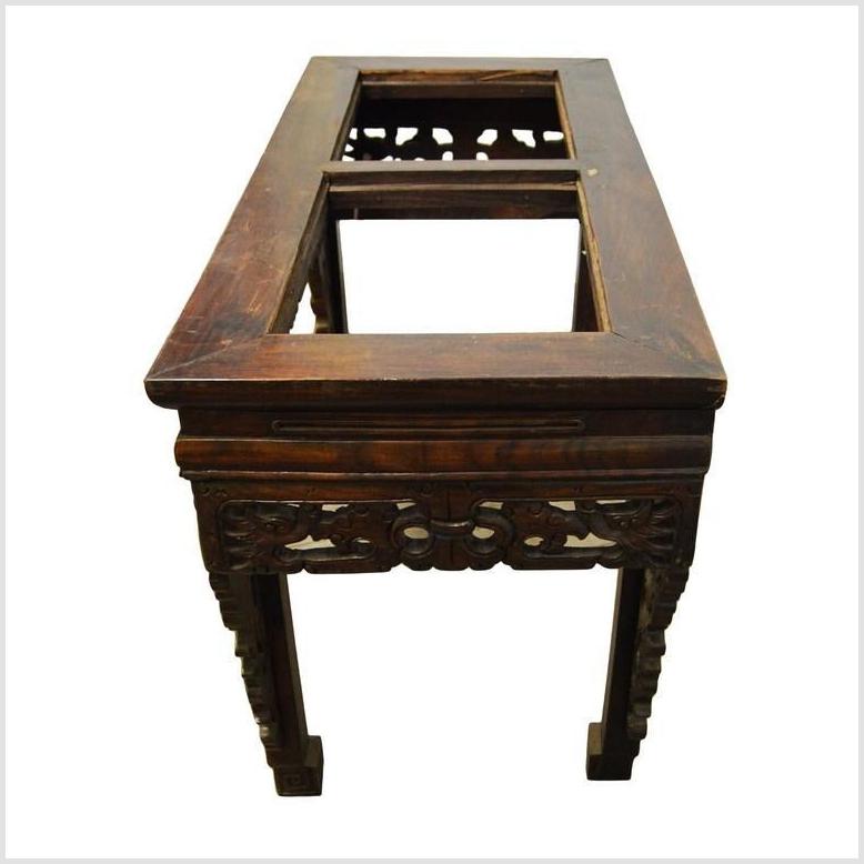 Antique Chinese Hand Carved Console / Altar Table-6. Asian &amp; Chinese Furniture, Art, Antiques, Vintage Home Décor for sale at FEA Home