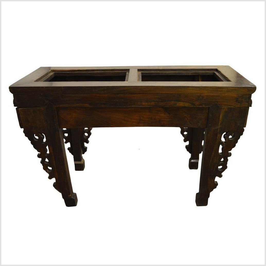 Antique Chinese Hand Carved Console / Altar Table-7. Asian &amp; Chinese Furniture, Art, Antiques, Vintage Home Décor for sale at FEA Home