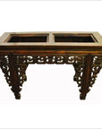 Antique Chinese Hand Carved Console / Altar Table-1. Asian & Chinese Furniture, Art, Antiques, Vintage Home Décor for sale at FEA Home