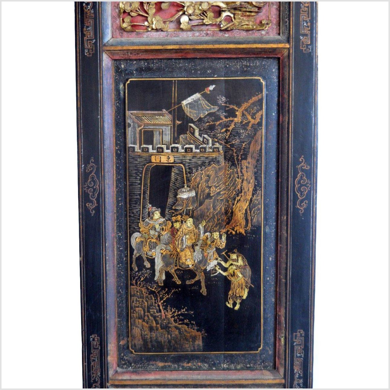 Antique Chinese Hand-Carved Wall Ornament-7. Asian &amp; Chinese Furniture, Art, Antiques, Vintage Home Décor for sale at FEA Home