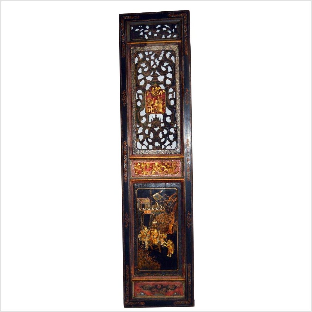 Antique Chinese Hand-Carved Wall Ornament-1. Asian & Chinese Furniture, Art, Antiques, Vintage Home Décor for sale at FEA Home
