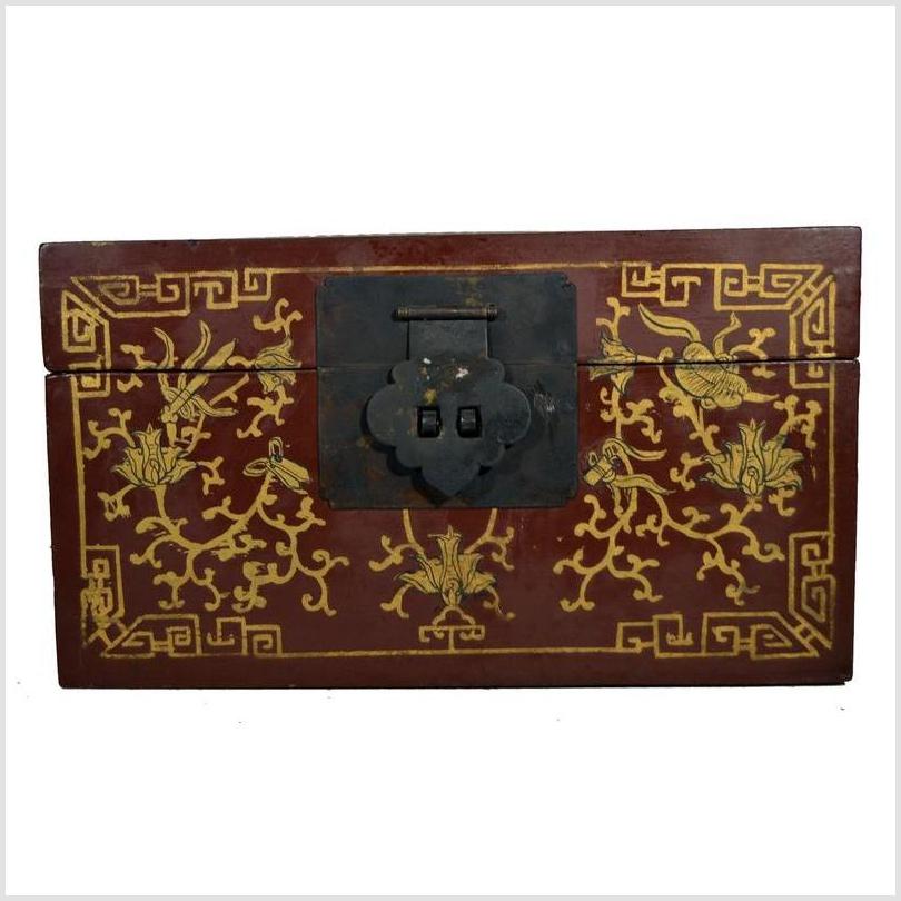 Antique Chinese Lacquer Box – Dancing Figures, Scenic Lid-2. Asian & Chinese Furniture, Art, Antiques, Vintage Home Décor for sale at FEA Home