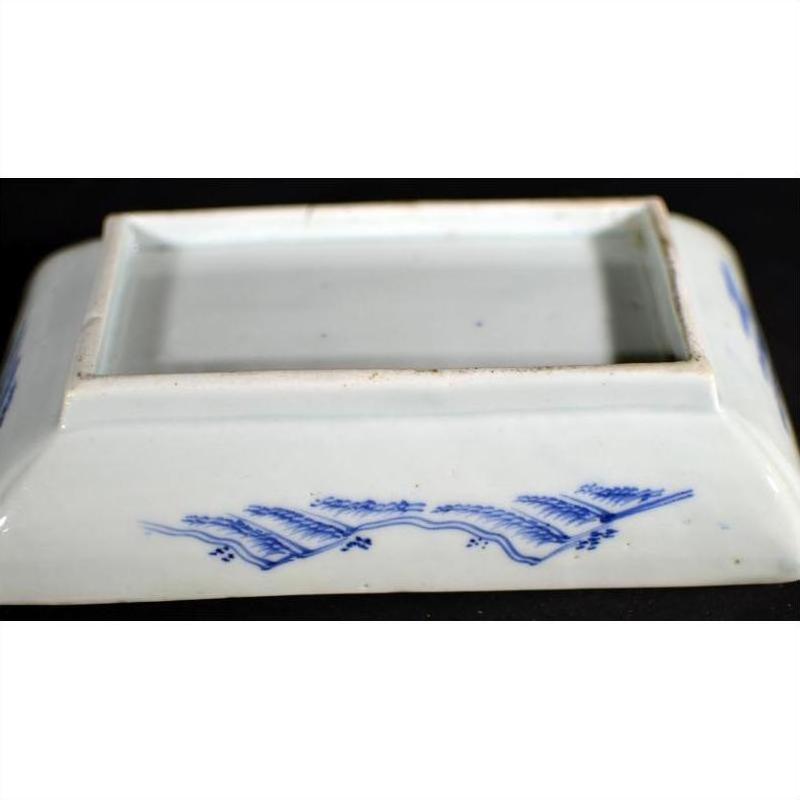 Antique Porcelain Tray – Landscape with Pavilion, Willow Trees-6. Asian &amp; Chinese Furniture, Art, Antiques, Vintage Home Décor for sale at FEA Home