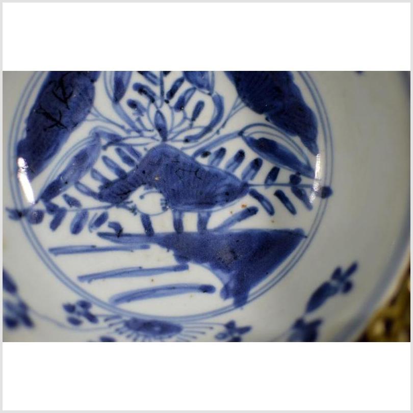 Antique Asian Porcelain Dish – Foliate Hill Motif, Rustic Brushwork-2. Asian & Chinese Furniture, Art, Antiques, Vintage Home Décor for sale at FEA Home
